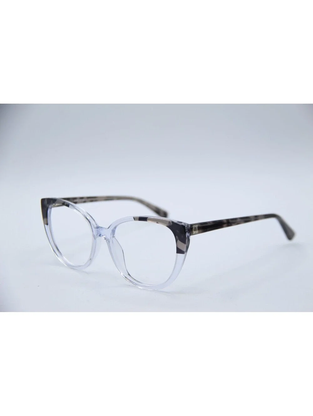 Anne Klein Ak5092 020 Gray Crystal Authentic Frames Eyeglasses 52-17